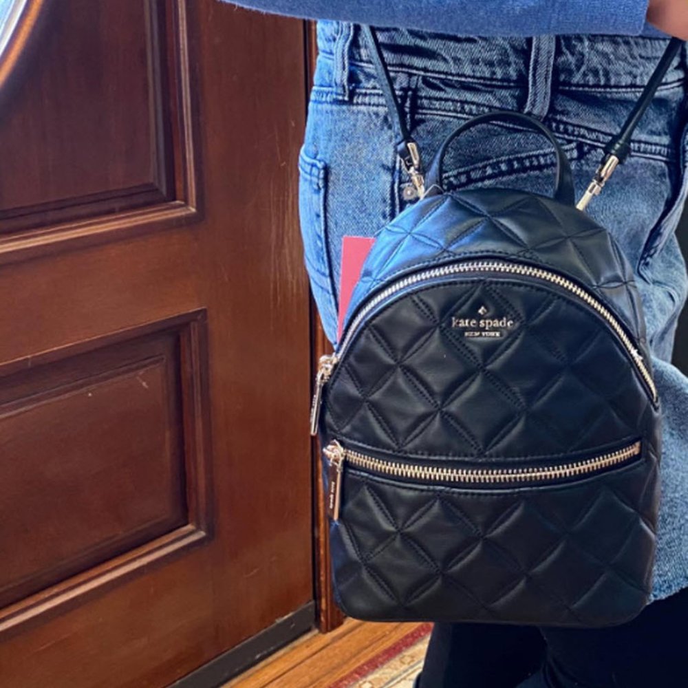 Kate Spade ♠️ Backpack Crossbody Bag Black